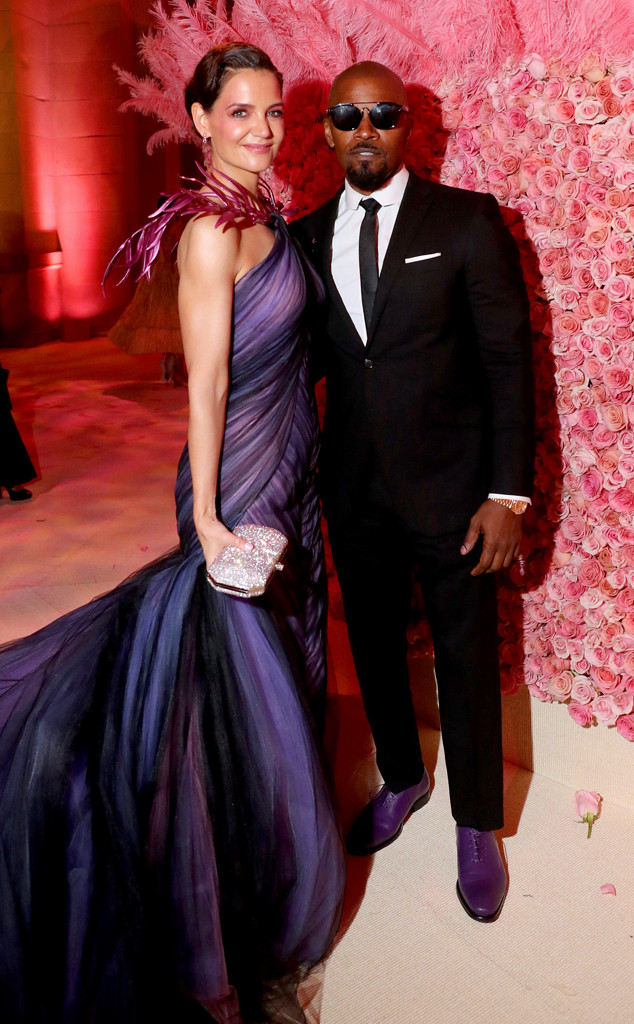 Katie Holmes, Jamie Foxx, 2019 Met Gala, Inside